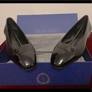 Sarah Flint Sacchetto Ballet Flats Size 38 Black